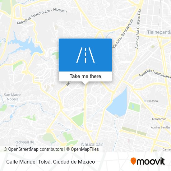 Mapa de Calle Manuel Tolsá