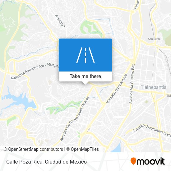 Mapa de Calle Poza Rica