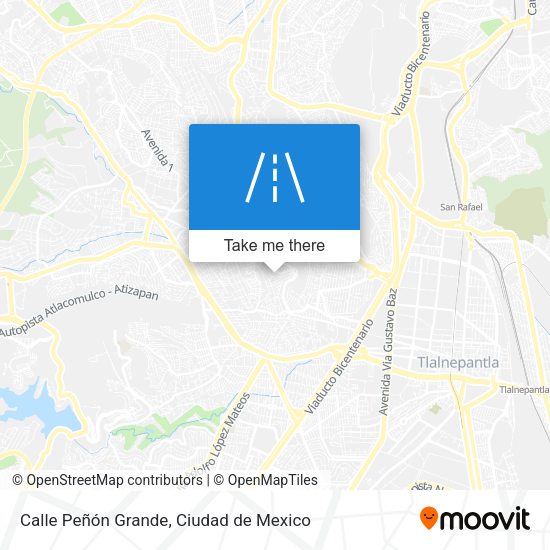 Calle Peñón Grande map