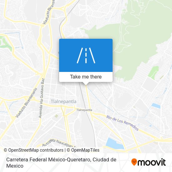 Carretera Federal México-Queretaro map