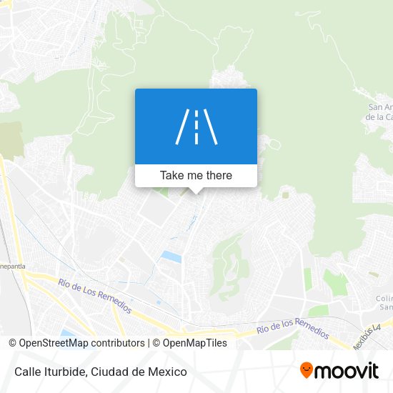 Calle Iturbide map