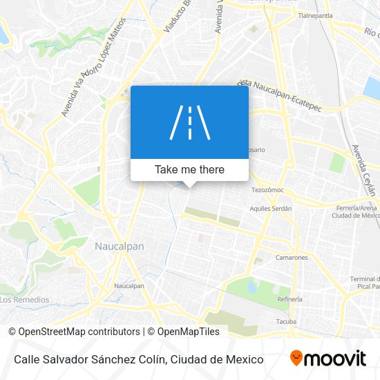 Calle Salvador Sánchez Colín map