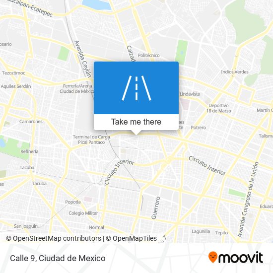 Calle 9 map