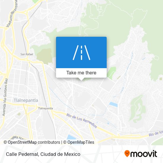 Calle Pedernal map