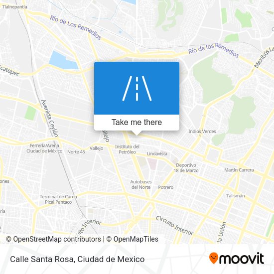 Calle Santa Rosa map
