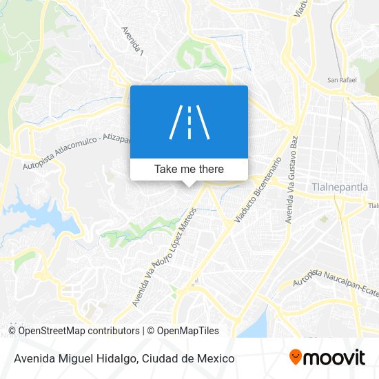 Avenida Miguel Hidalgo map