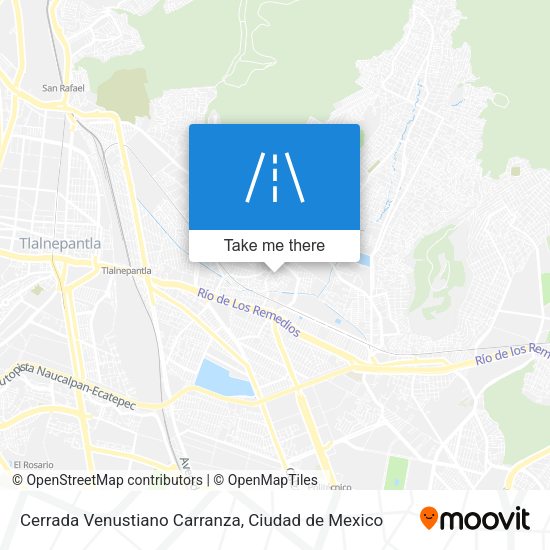Cerrada Venustiano Carranza map