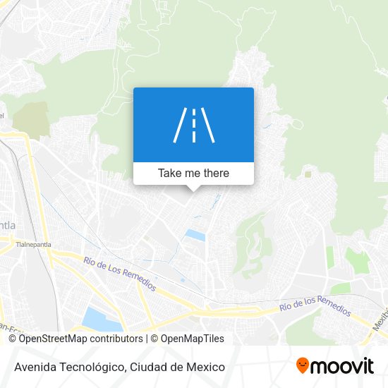 Mapa de Avenida Tecnológico