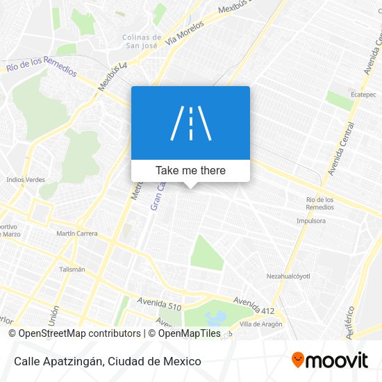 Calle Apatzingán map