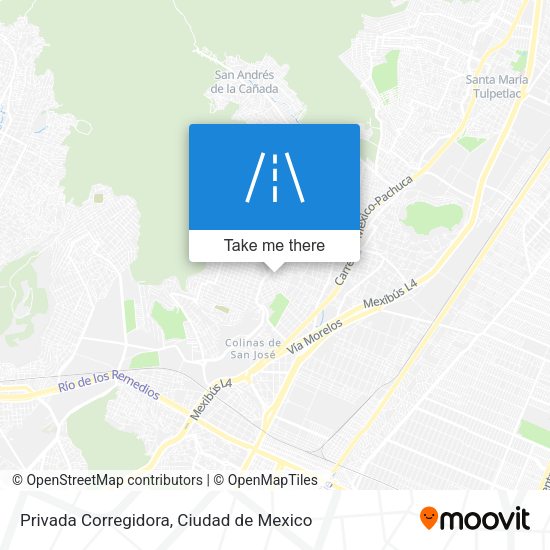 Privada Corregidora map