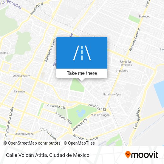 Calle Volcán Atitla map