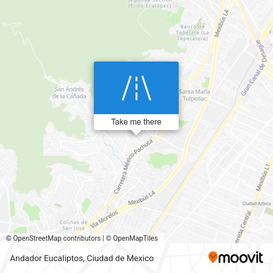 Mapa de Andador Eucaliptos