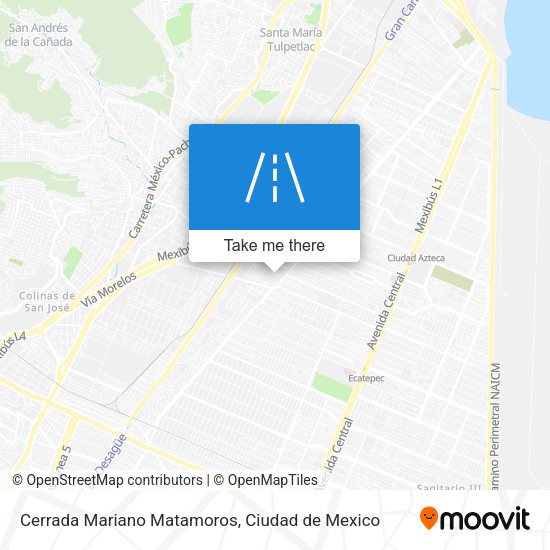 Cerrada Mariano Matamoros map
