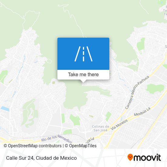 Calle Sur 24 map