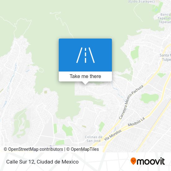 Mapa de Calle Sur 12