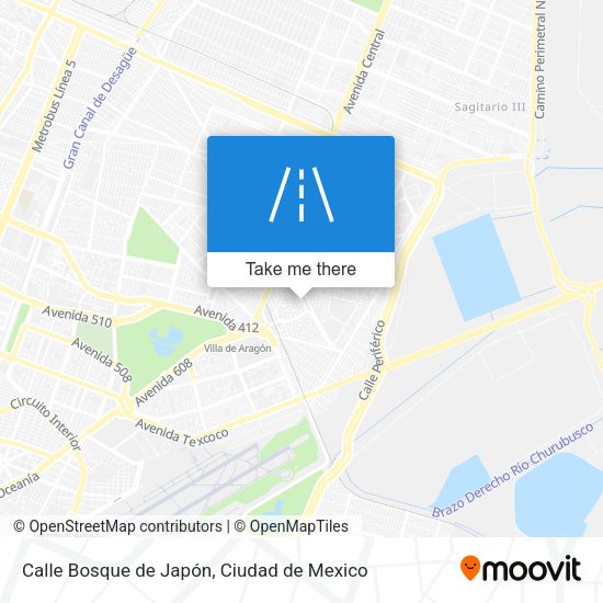 Calle Bosque de Japón map