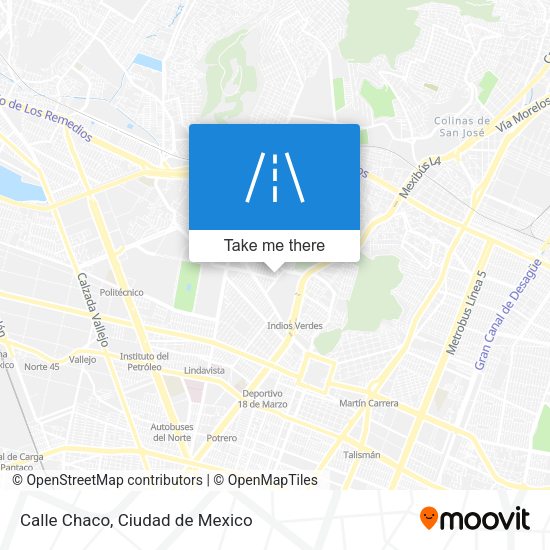 Mapa de Calle Chaco