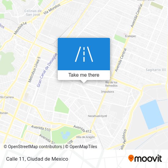 Mapa de Calle 11