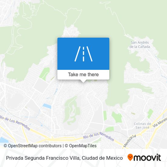 Mapa de Privada Segunda Francisco Villa