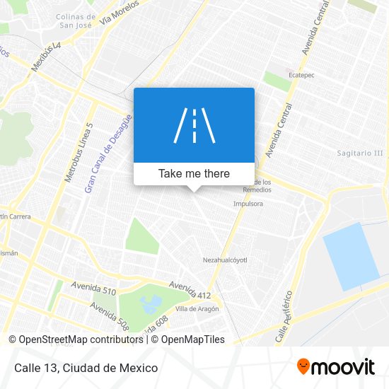 Mapa de Calle 13