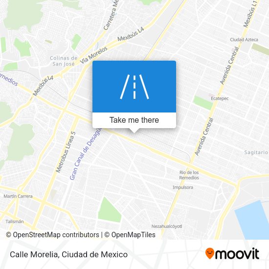 Calle Morelia map