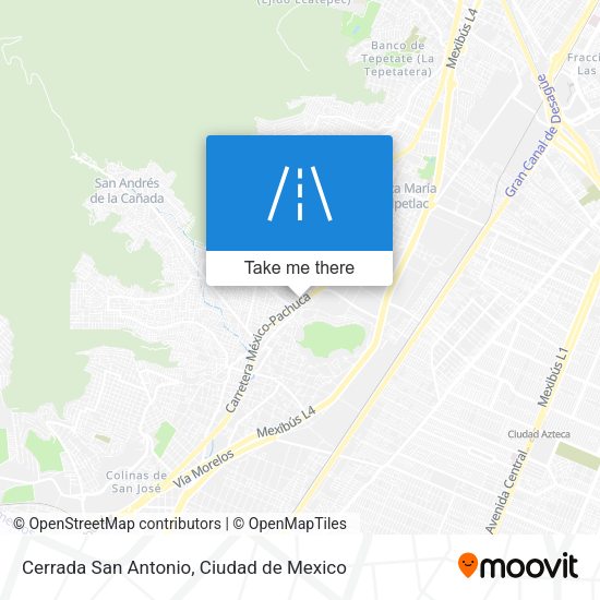 Cerrada San Antonio map
