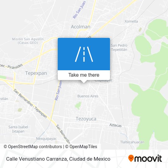 Mapa de Calle Venustiano Carranza