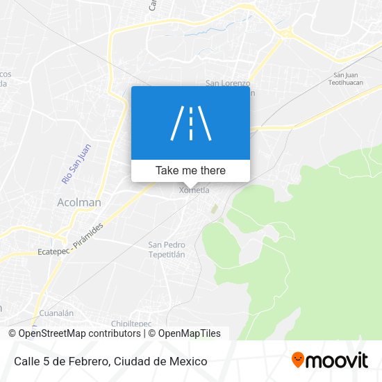 Mapa de Calle 5 de Febrero