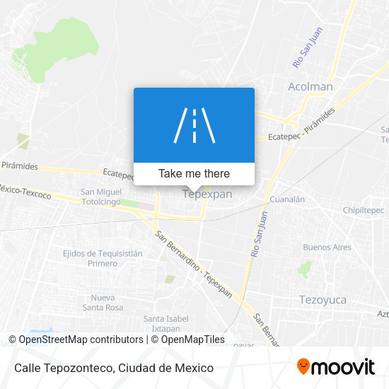 Calle Tepozonteco map