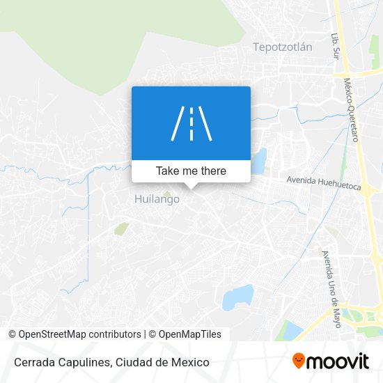 Mapa de Cerrada Capulines