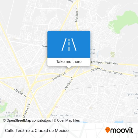 Mapa de Calle Tecámac