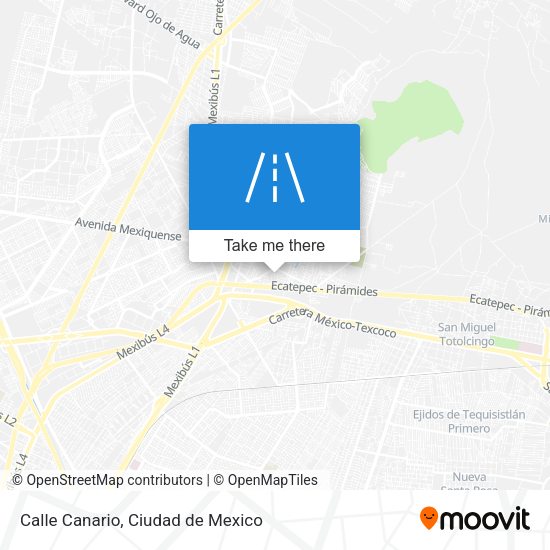 Calle Canario map