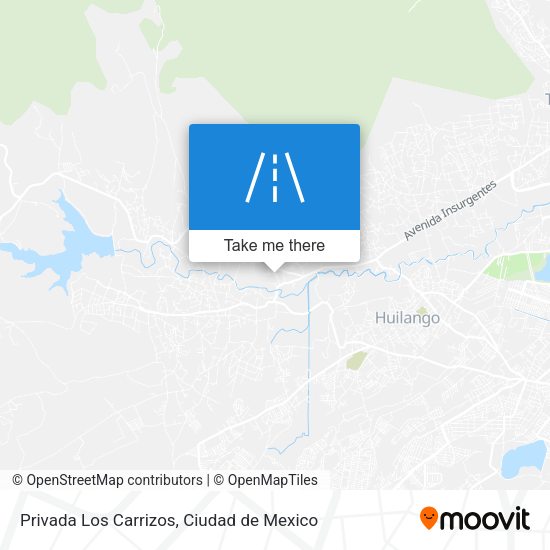 Privada Los Carrizos map