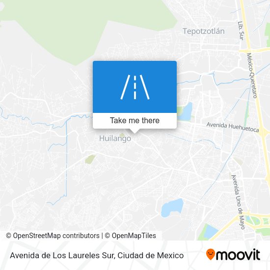 Avenida de Los Laureles Sur map