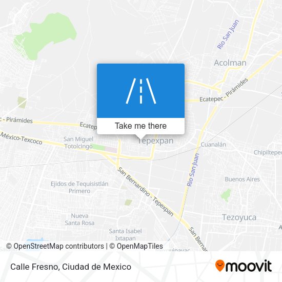 Calle Fresno map