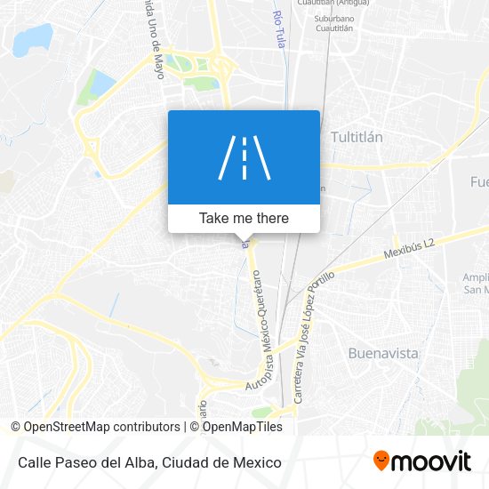 Mapa de Calle Paseo del Alba