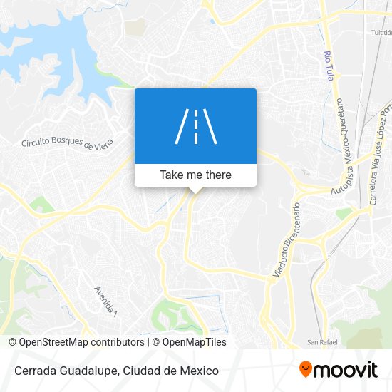 Mapa de Cerrada Guadalupe