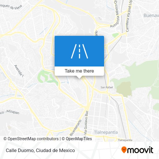 Mapa de Calle Duomo