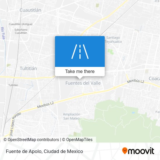 Mapa de Fuente de Apolo