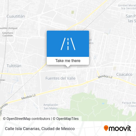 Calle Isla Canarias map