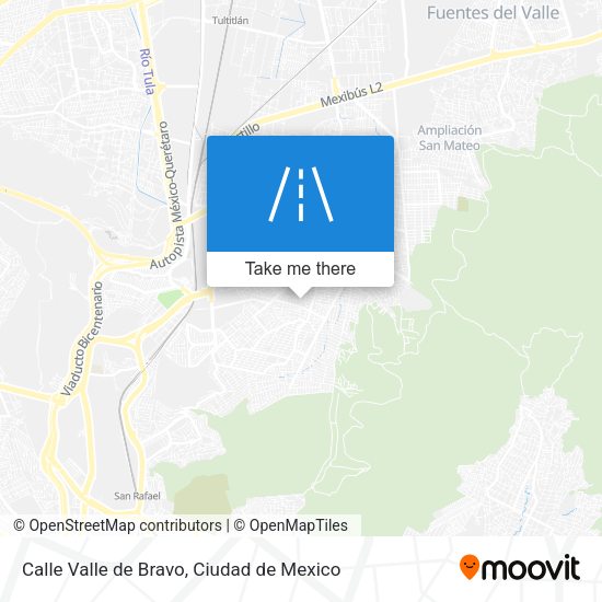 Calle Valle de Bravo map