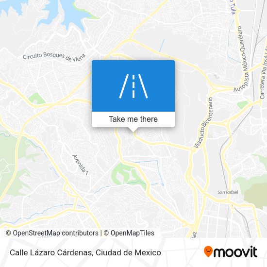 Mapa de Calle Lázaro Cárdenas