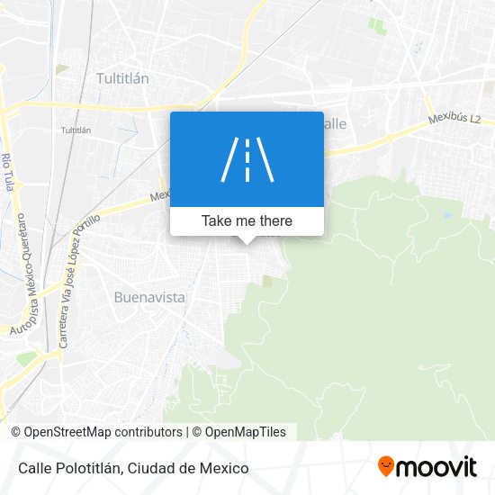 Calle Polotitlán map