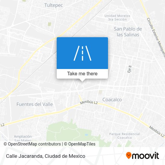 Mapa de Calle Jacaranda