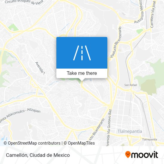 Mapa de Camellón