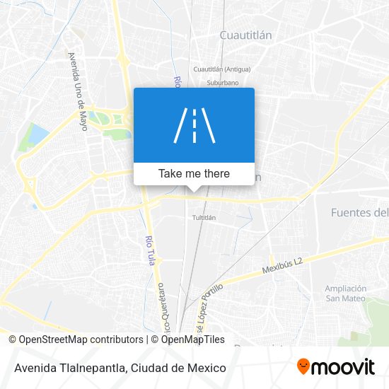 Avenida Tlalnepantla map