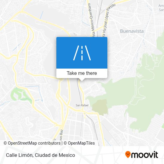 Mapa de Calle Limón