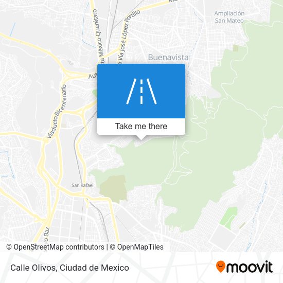 Mapa de Calle Olivos