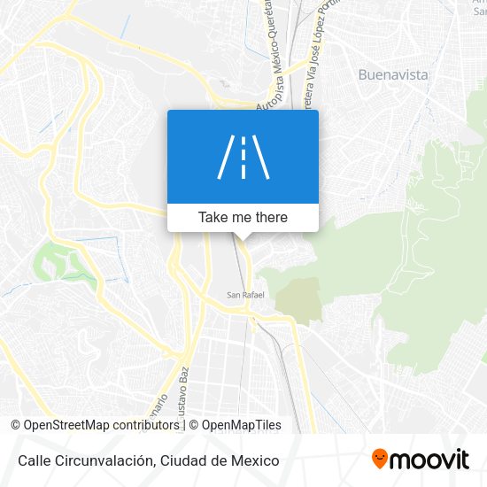Mapa de Calle Circunvalación