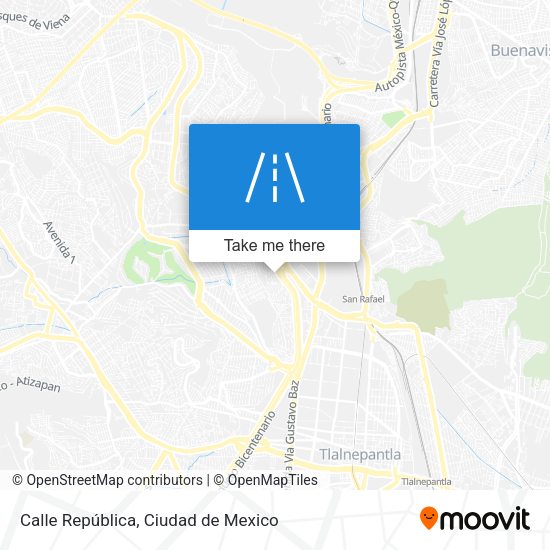 Calle República map